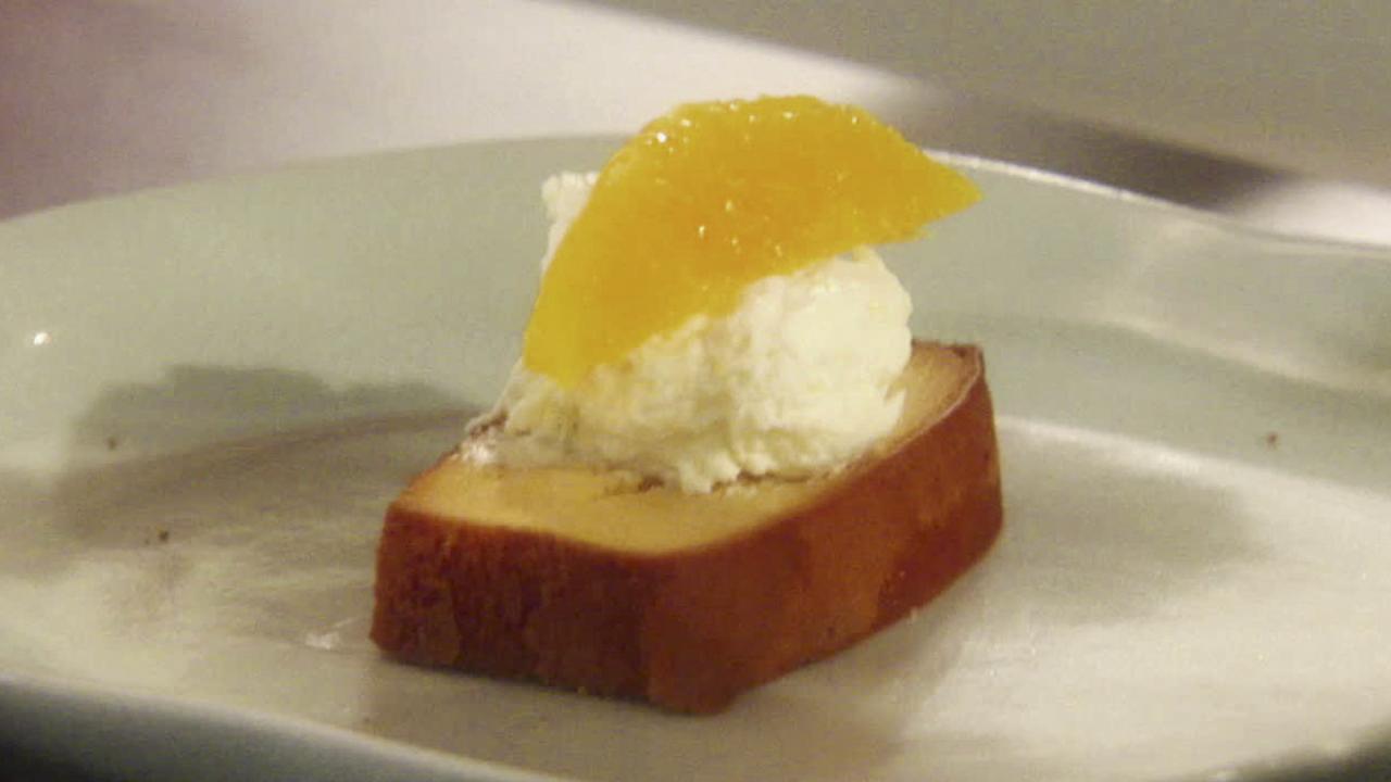 Pound Cake With Citrus Cream