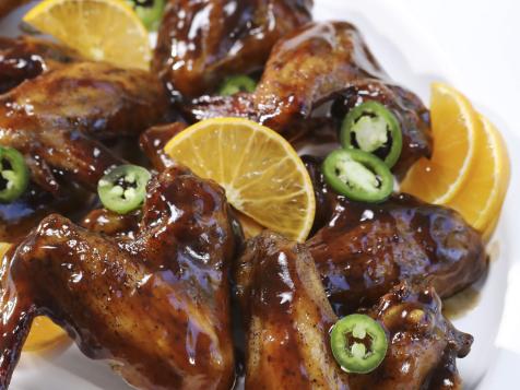 Tequila-Tangerine Chicken Wings