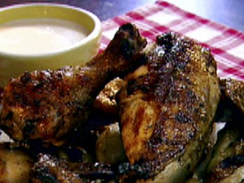 Chicken With White BBQ Sauce