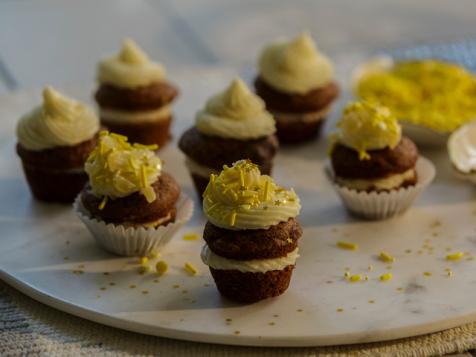Spiced Gingerbread Mini Cupcakes