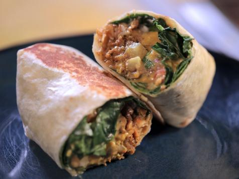 Chorizo Con Papas Burrito