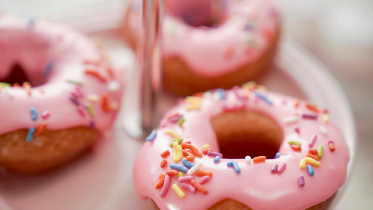 Sprinkle-y Glazed Yeasted Donuts