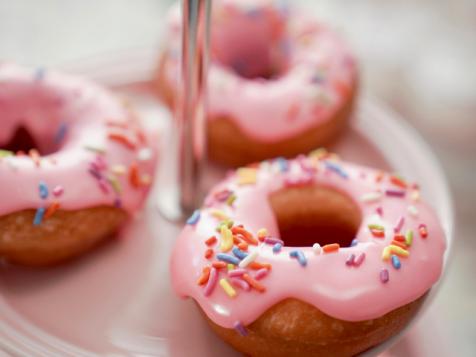 Sprinkle-y Glazed Donuts