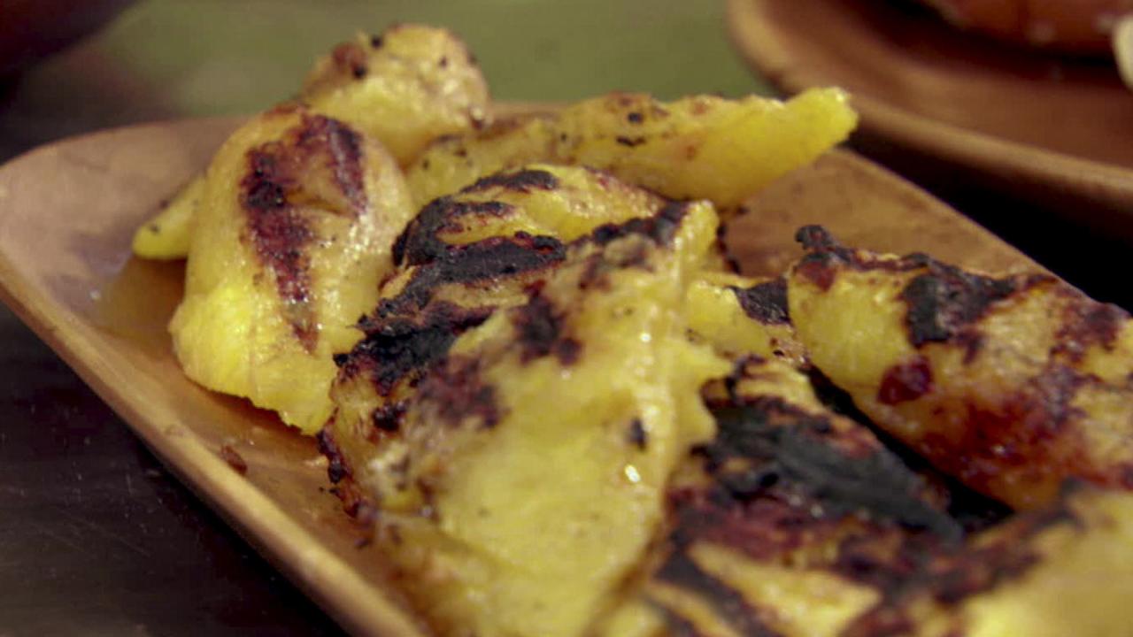 Grilled Yellow Plantains