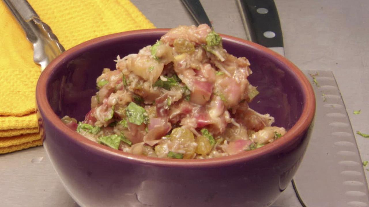 Nectarine Mint Chutney