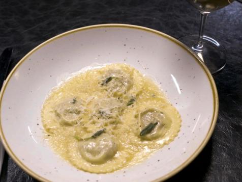Crossroads' Chestnut and Porcini Mushroom Ravioli