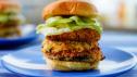 Cheesy, Stuffed Portobello Mushroom Burgers