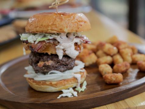 Pimento-Cheese-Stuffed Burger