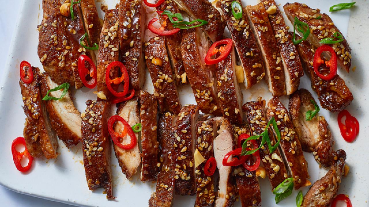 Hoisin Chicken with Quick Pickled Veg