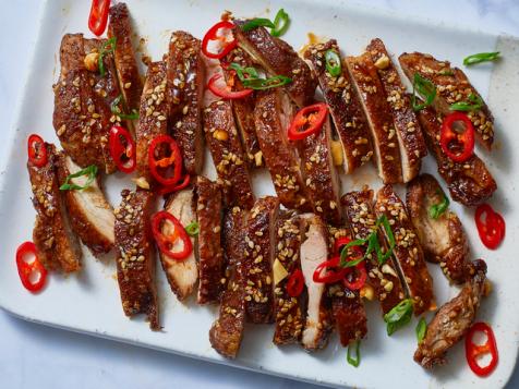 Hoisin Chicken with Quick Pickled Veg