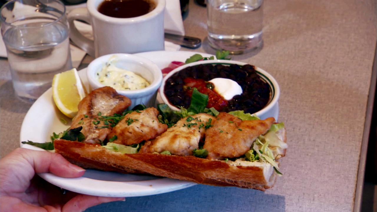 Pan-Fried Fish Sandwich