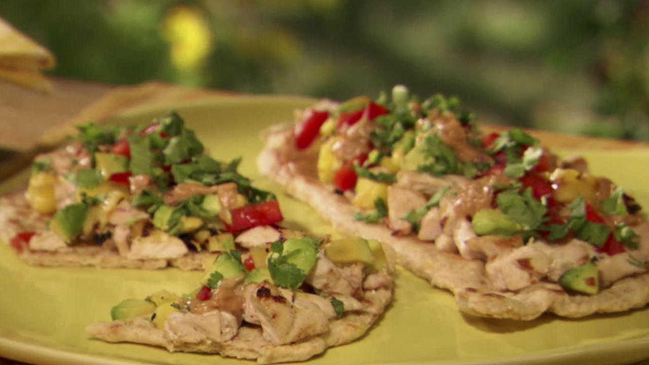 Grilled Asian Chicken Pizza