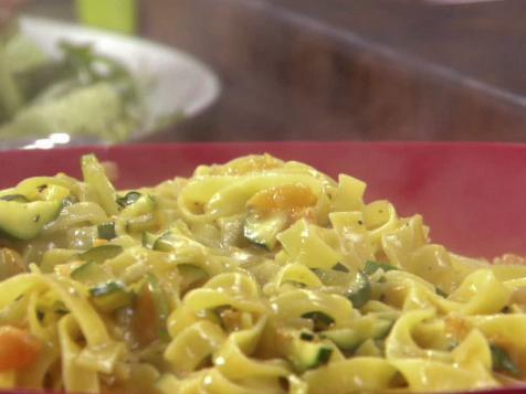 Golden Pasta With Zucchini