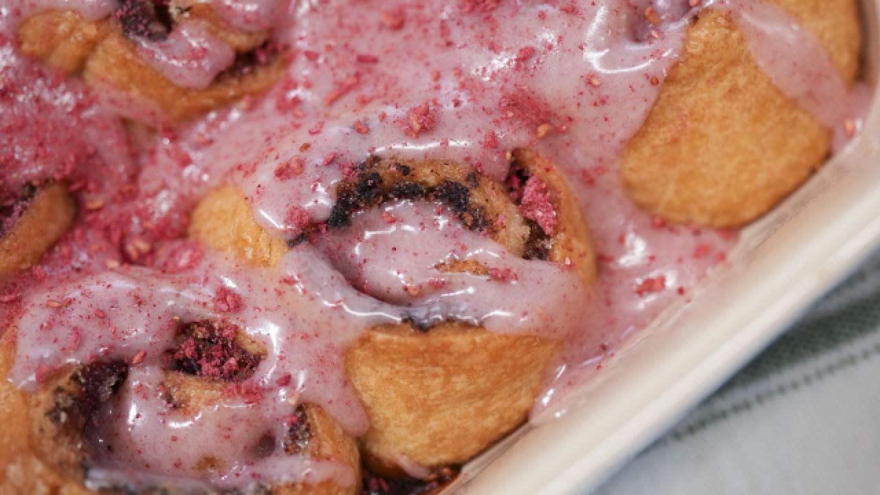 Sunny's Easy Raspberry and Strawberry Danishes