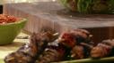 Pork Kebabs With Romesco