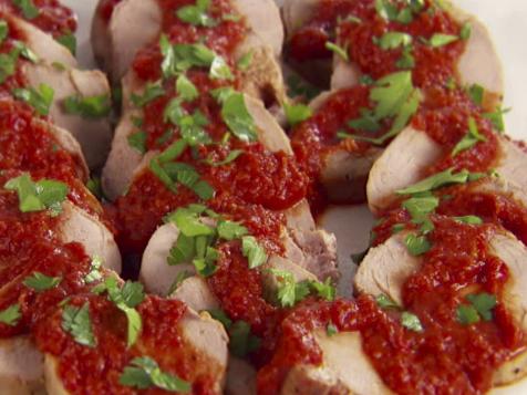 Pork With Red Pepper Sauce