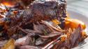 Turkey Leg Confit with Shallots and Thyme