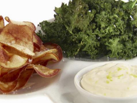 Giada's Potato and Kale Chips
