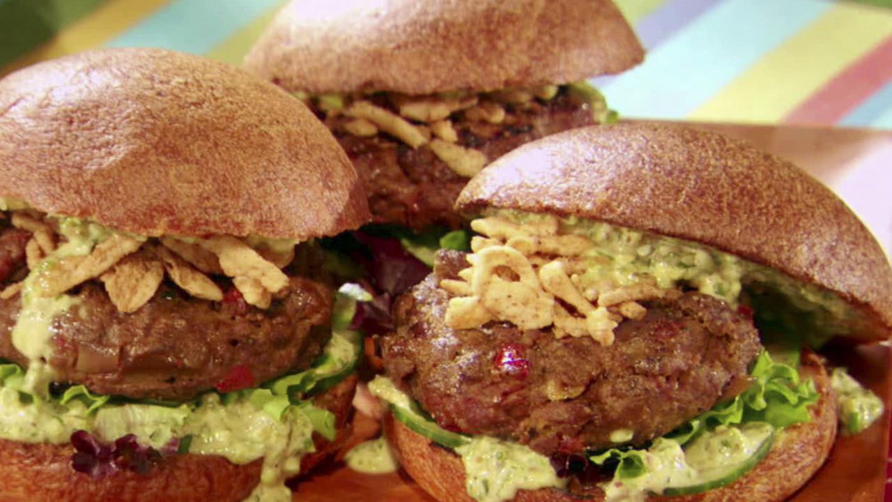 Malaysian Indian Curry Burgers