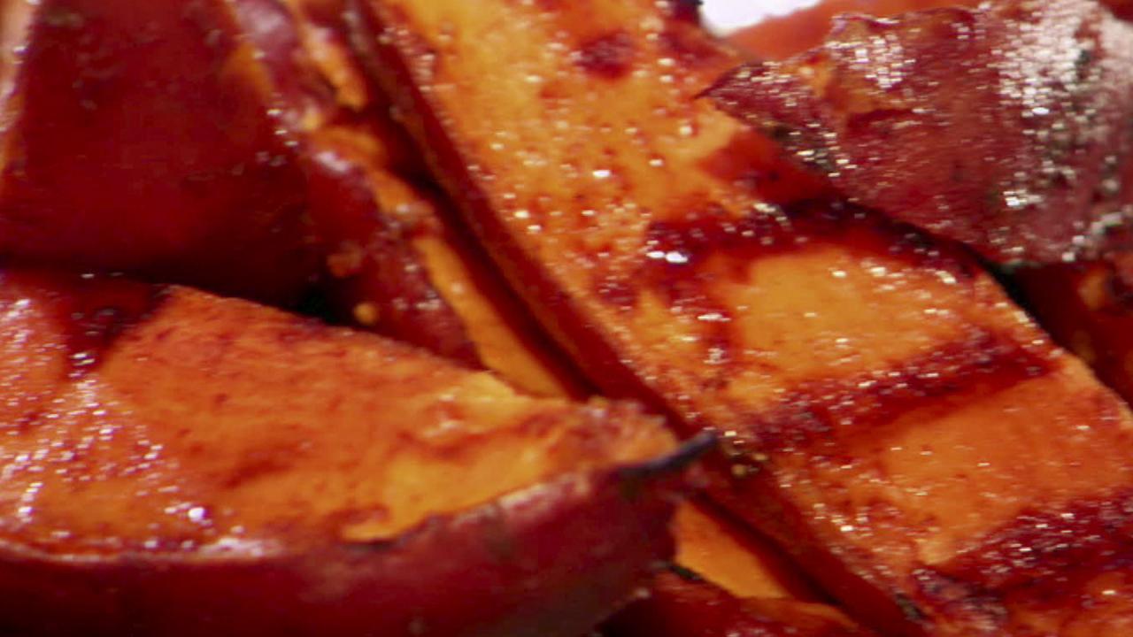 Grilled Sweet Potato Fries