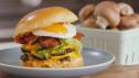 Beef-Mushroom Smash Burgers