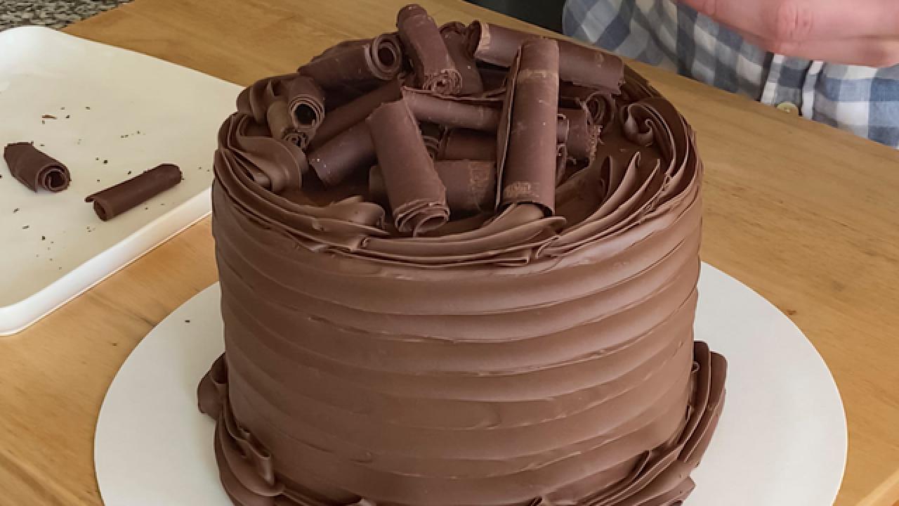 Decorative Chocolate Curls