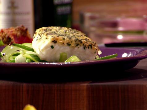 Herb-Crusted Halibut