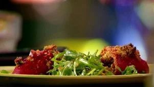 Chorizo-Cheese-Stuffed Peppers
