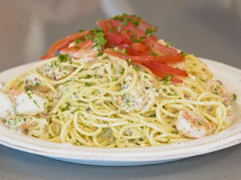 Fresh Pesto Shrimp Pasta