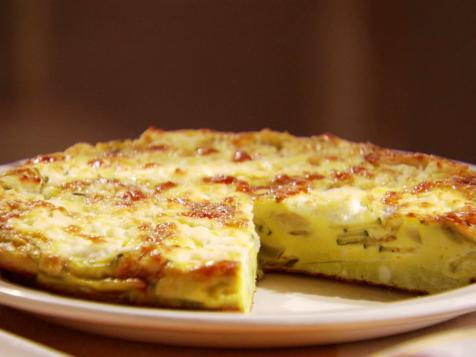 Zucchini-Goat-Cheese Frittata