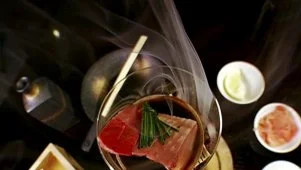 Sakura Smoked Hamachi Sashimi