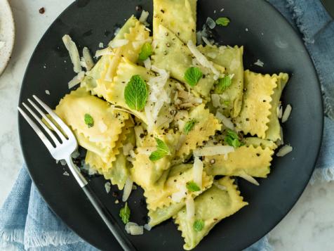 Sweet Pea and Black Pepper Agnolotti