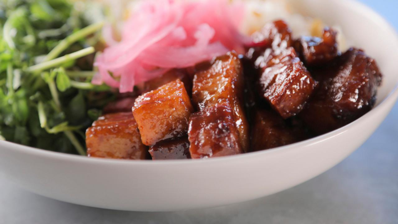 Char Siu Pork Belly Rice Bowl