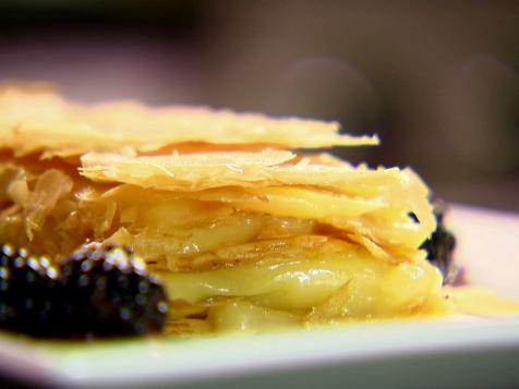 Lemon Cream Phyllo Napoleon