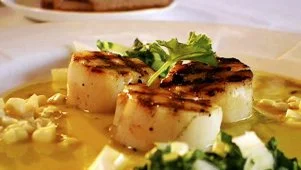 Grilled Diver Scallops