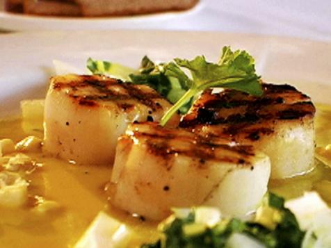 Grilled Diver Scallops