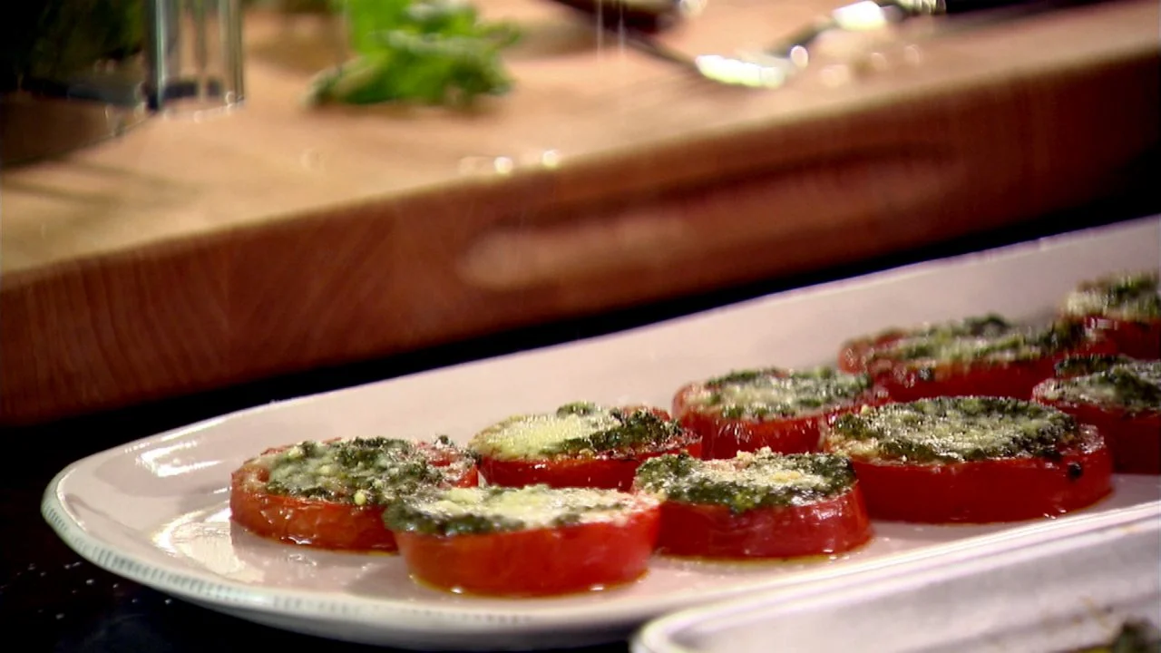Tomatoes Roasted With Pesto