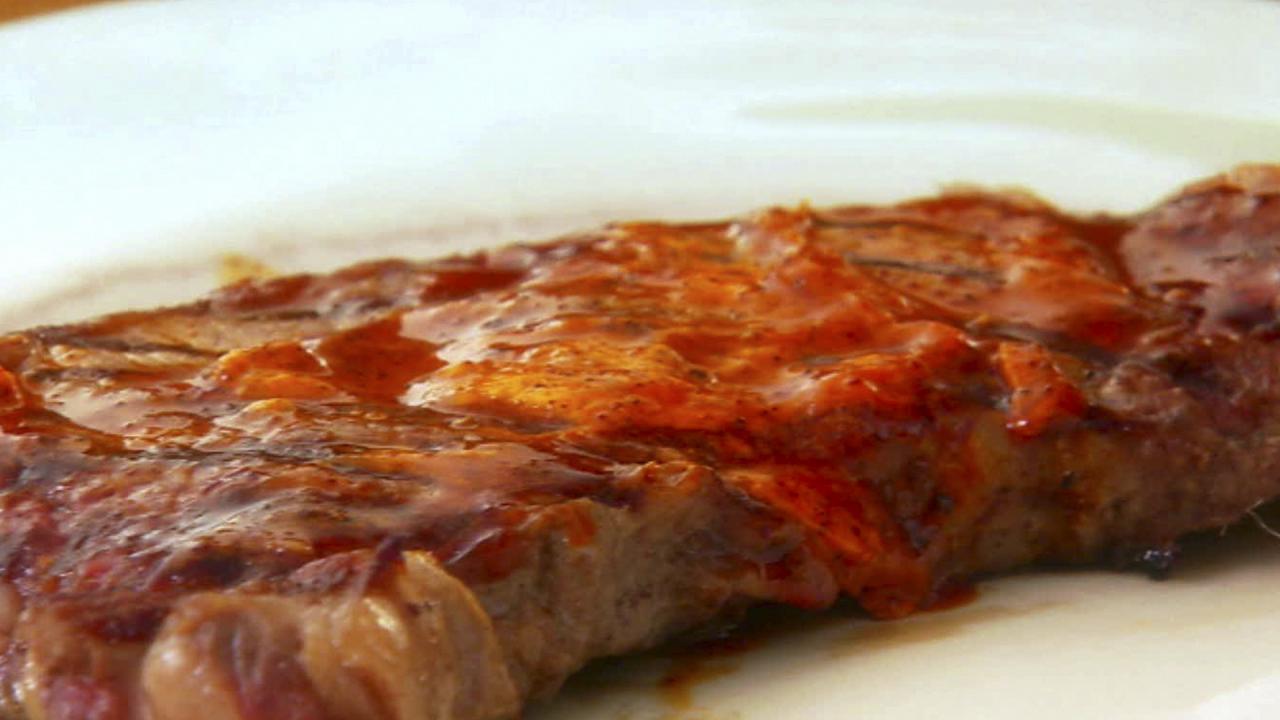 Rib Eye With Ancho Butter