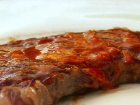 Rib Eye With Ancho Butter