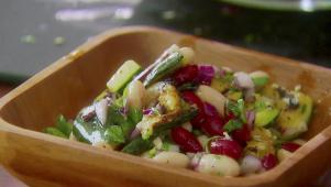 Grilled Zucchini-Bean Salad