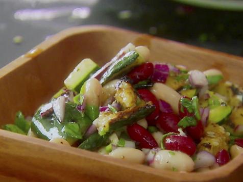 Grilled Zucchini-Bean Salad