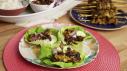 Thai Chicken Satay Lettuce Cups