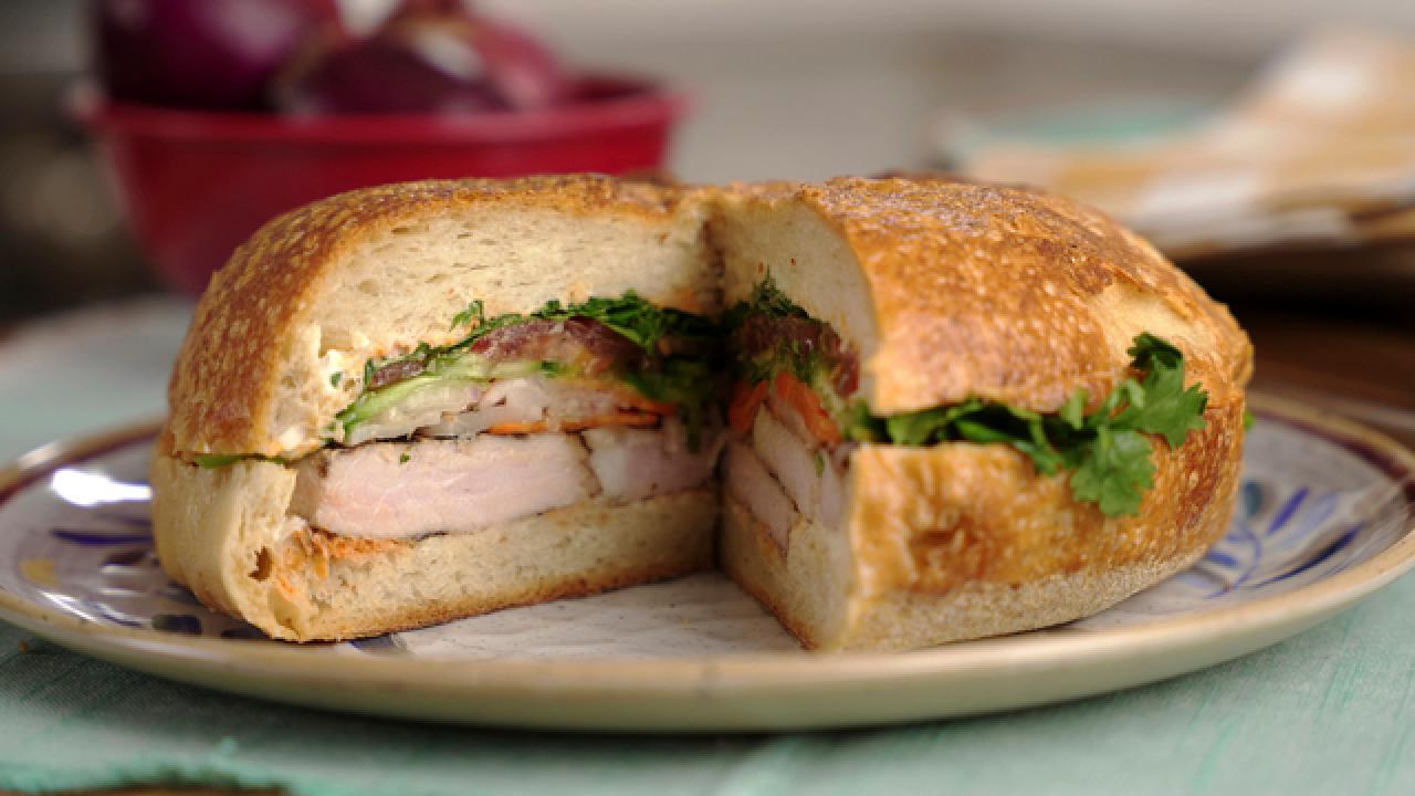 Lemongrass Pork Sandwich