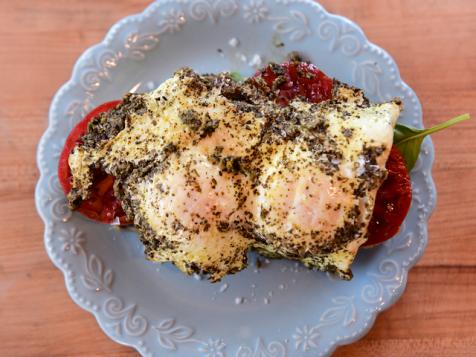 Pesto Egg Toast