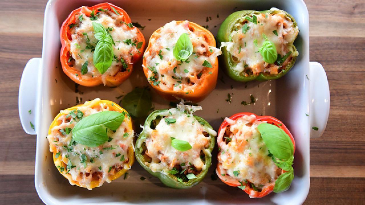 Pasta Stuffed Peppers