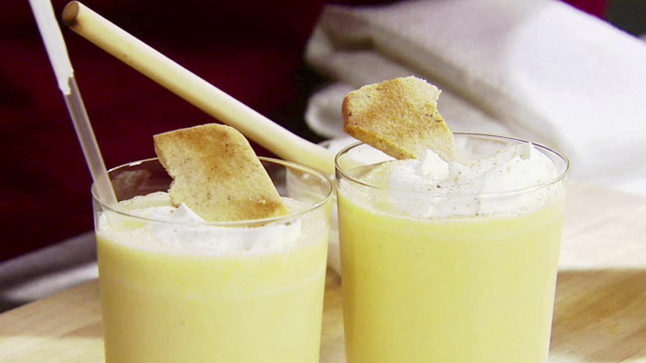 Eggnog Pumpkin Milkshake