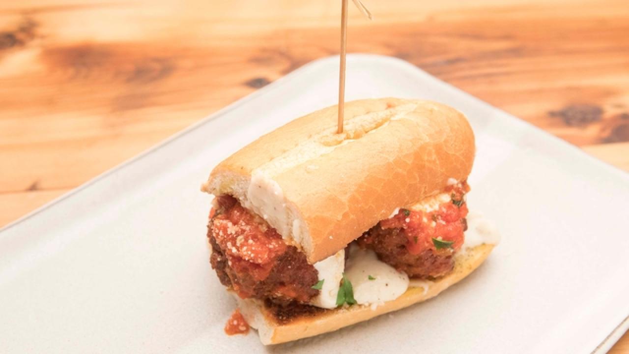 Meatball Parmesan Sandwich
