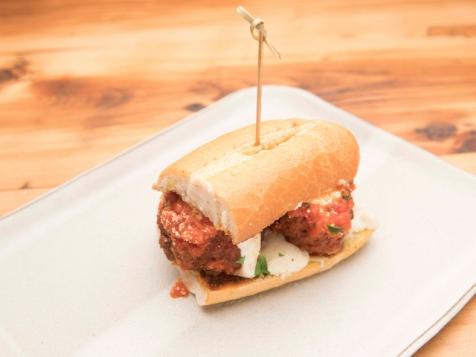 Meatball Parmesan Sandwich
