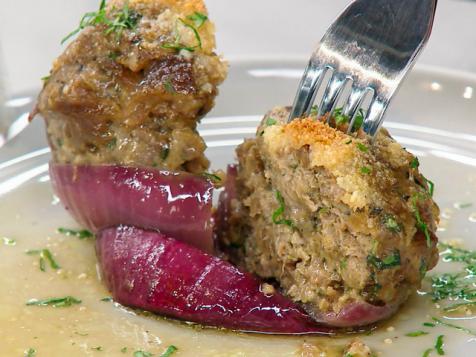 Sausage Stuffed Onion