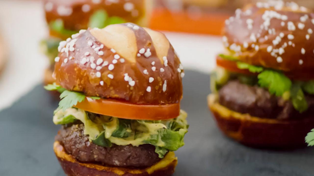 Cheesy Poblano Sliders